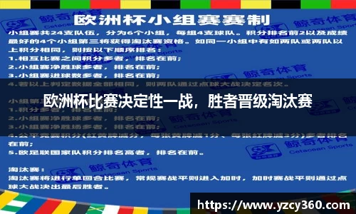 欧洲杯比赛决定性一战，胜者晋级淘汰赛
